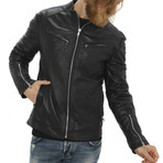 Kendall Leather Jacket // Black (L)