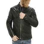 Arlo Leather Jacket // Black (L)