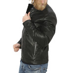 Arlo Leather Jacket // Black (L)