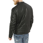 Arlo Leather Jacket // Black (2XL)