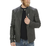 Holden Leather Jacket // Gray (XL)