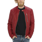 Holden Leather Jacket // Red (L)