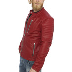 Holden Leather Jacket // Red (M)