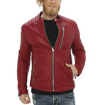 Holden Leather Jacket // Red (M)