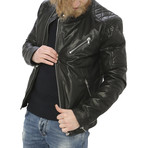 Milo Leather Jacket // Black (XL)