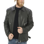 Pax Leather Jacket // Gray (S)