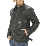 Pax Leather Jacket // Gray (M)