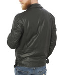 Pax Leather Jacket // Gray (L)