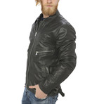 Pax Leather Jacket // Gray (S)