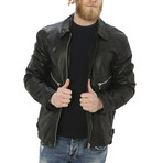 Pax Leather Jacket // Black (S)