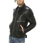 Pax Leather Jacket // Black (2XL)