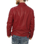 Pax Leather Jacket // Red (2XL)