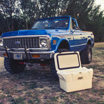 70 QT Maluna Cooler // Dry Goods Basket + Thermometer Drain