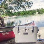 40 QT Maluna Cooler // Dry Goods Basket + Thermometer Drain