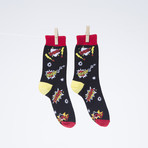 Comic Pop Art Socks + Tin Gift Box // 3083