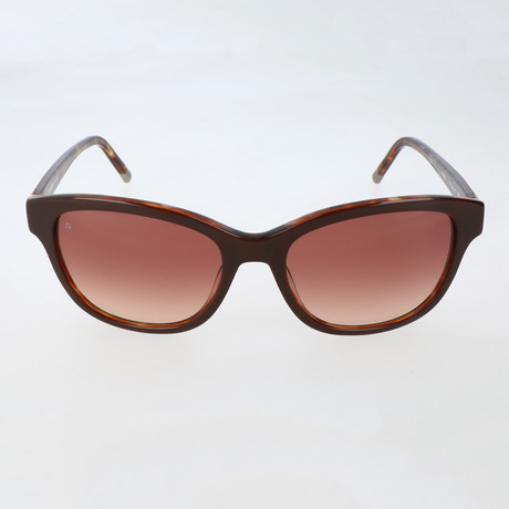 Rodenstock // Women's Moritz Sunglasses // Red + Brown