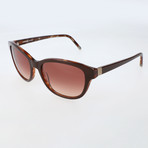 Rodenstock // Women's Moritz Sunglasses // Red + Brown