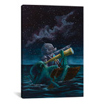 Star Bot // Robots in Rowboats (18"W x 26"H x 0.75"D)