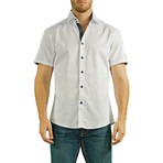 Mason Short Sleeve Button-Up Shirt // White (S)