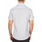 Benjamin Short Sleeve Button-Up Shirt // Blue (4XL)