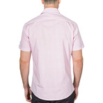 Benjamin Short Sleeve Button-Up Shirt // Red (S)