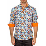 Jackson Button-Up Shirt // Orange (4XL)
