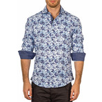 Oliver Button-Up Shirt // Dark Blue (S)