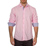 Joseph Button-Up Shirt // Pink (XL)