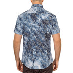Samuel Short Sleeve Button-Up Shirt // Navy (S)