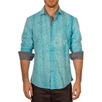 Anthony Button-Up Shirt // Turquoise (M)