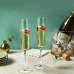 Amara Champagne Glasses // 6 Oz // Set of 2