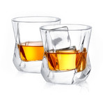 Aurora Crystal Whiskey Glasses // Set of 4