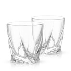 Atlas Crystal Whiskey Glasses // Set of 4