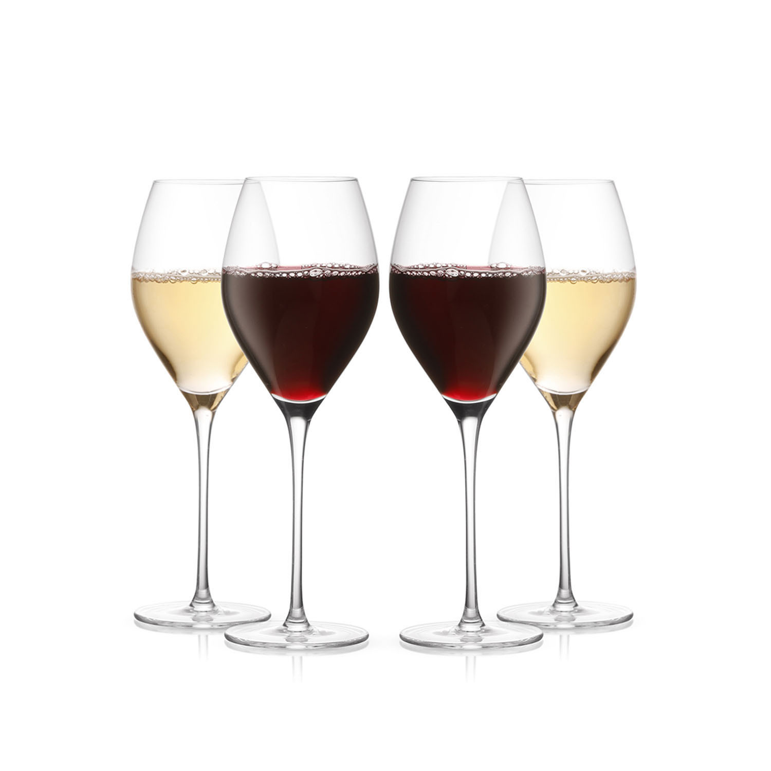 LayLa High End Wine Glasses // Set of 4 (13.5 oz) JoyJolt Touch of