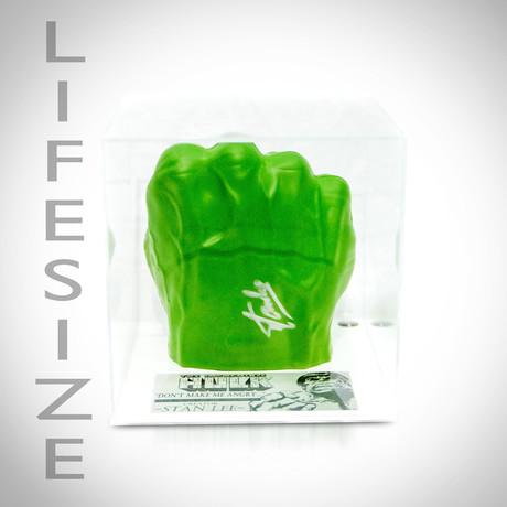 Hulk Fist Prop // Stan Lee Signed // Custom Museum Display