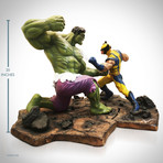 Hulk Vs Wolverine Epic Battle // Monster Premium Format Stan Lee Signed // Limited Edition Statue