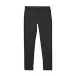 Regular Fit Cotton Blend Garment Washed Chino Pants // Meteorite (31WX32L)