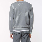 Coated Organic Cotton Sweatshirt // Grey (XL)