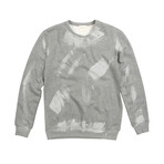 Coated Organic Cotton Sweatshirt // Grey (XL)