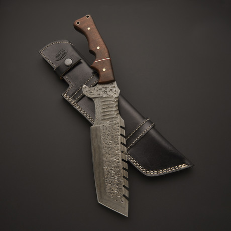 Damascus Tracker Knife // TRK-25