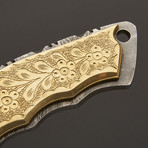 Damascus Tracker Knife // TRK-21