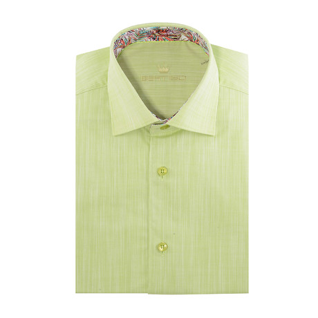 Chaz Button-Up // Solid Green (XL)