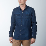 Denim Shirt // Dark Blue (XL)