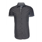 Carter Button-Up Shirt // Charcoal (XL)