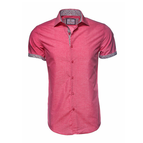 Luke Button-Up Shirt // Pink (XL)
