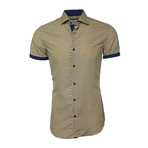 Caleb Button-Up Shirt // Beige (M)