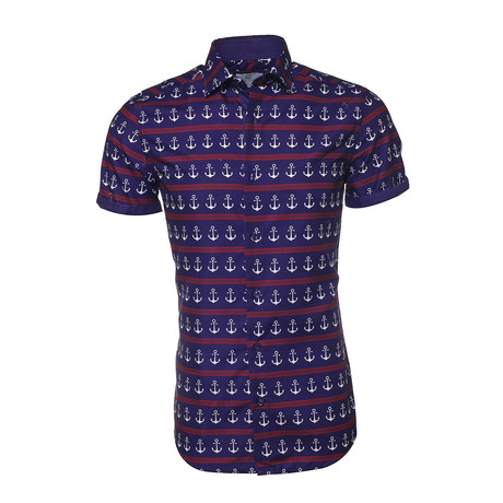 Cameron Button-Up Shirt // Multi (L)