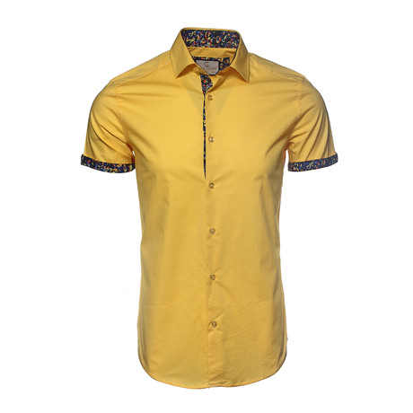 Colton Button-Up Shirt // Yellow (S)