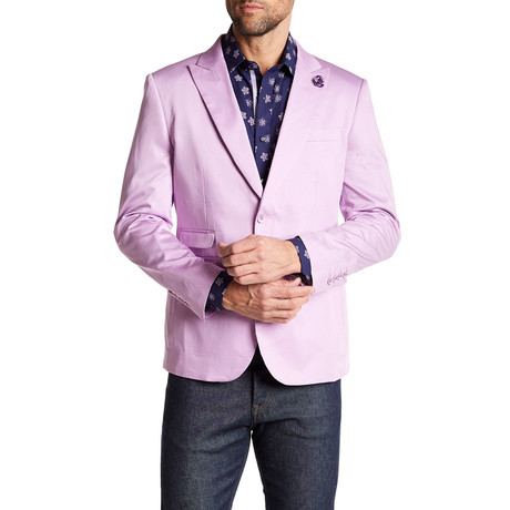 Solid Casual Blazer // Lavender (S)