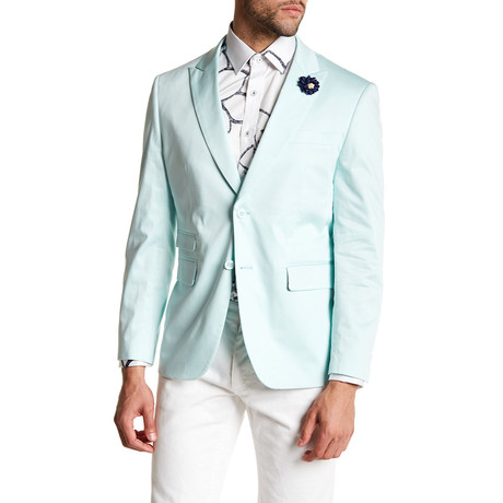 Solid Casual Blazer // Mint (S)
